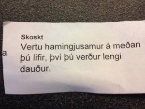 skoskur málsháttur